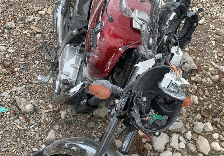 Policía aclara caso de hombre accidentado en Azua: había robado motocicleta en SDE y NO fue herido de bala
