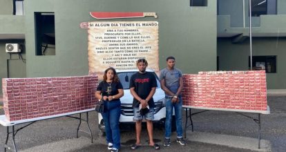 Detienen a tres personas por contrabando de 91 mil cigarrillos en Mao