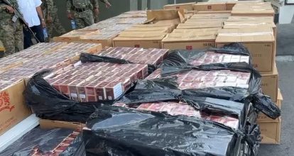 Confiscan contrabando de más de 400 mil unidades de cigarrillos en Independencia