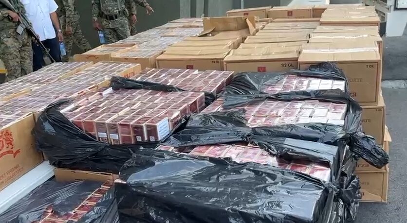 Confiscan contrabando de más de 400 mil unidades de cigarrillos en Independencia