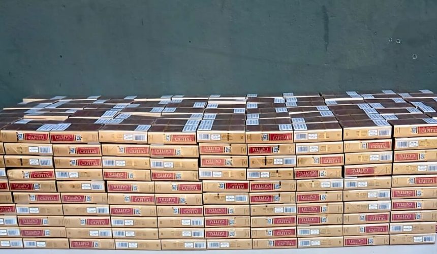 Autoridades frustran contrabando de 22 mil cigarrillos en Elías Piña