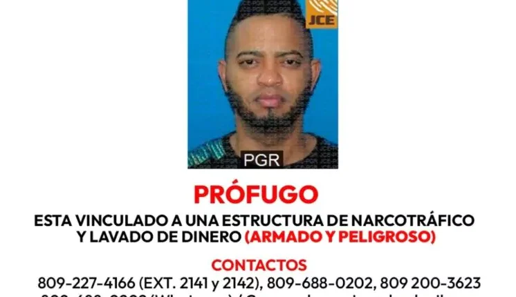 Emiten alerta de búsqueda contra hombre vinculan a red de narcotráfico y lavado