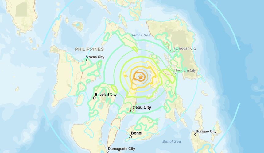 Sismo de magnitud 6,7 sacude Filipinas y desata alerta de tsunami