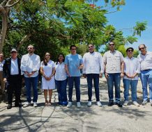 David Collado deja iniciada reconstrucción plaza de vendedores en Río San Juan