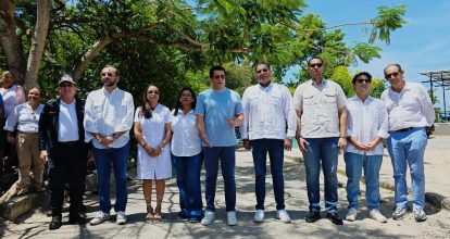 David Collado deja iniciada reconstrucción plaza de vendedores en Río San Juan