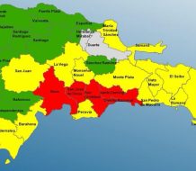 COE mantiene 29 provincias y el Distrito Nacional en alerta por onda tropical