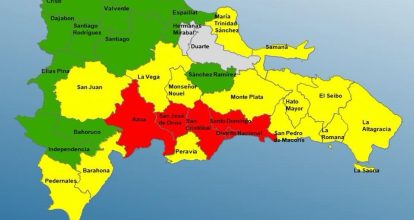 COE mantiene 29 provincias y el Distrito Nacional en alerta por onda tropical