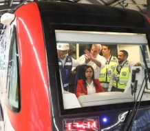 Abinader realiza recorrido exitoso durante prueba dinámica en Línea 2C del Metro de Santo Domingo