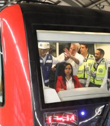 Abinader realiza recorrido exitoso durante prueba dinámica en Línea 2C del Metro de Santo Domingo