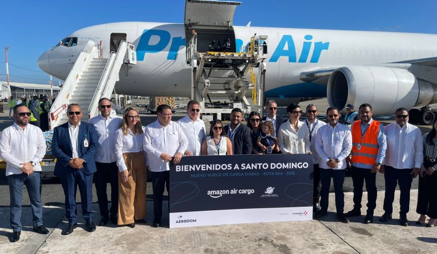 Llega a RD el primer avión de Amazon Air, marcando inicio de operaciones en el país