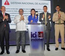 Gobierno lanza primera prueba técnica del Sistema Nacional de Alertas