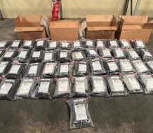 DNCD incauta 98 Paquetes de Marihuana en el Aeropuerto de Las Américas