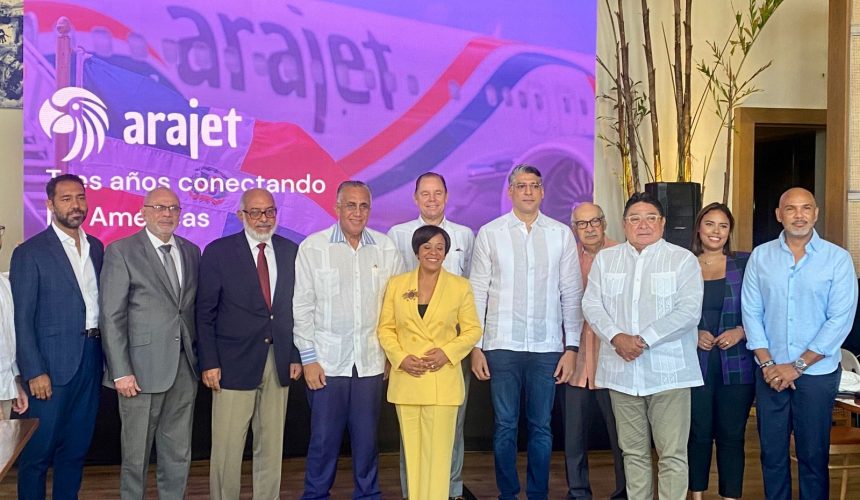 Arajet celebra su tercer aniversario, proyecta facturar 340 millones de dólares para el 2025 