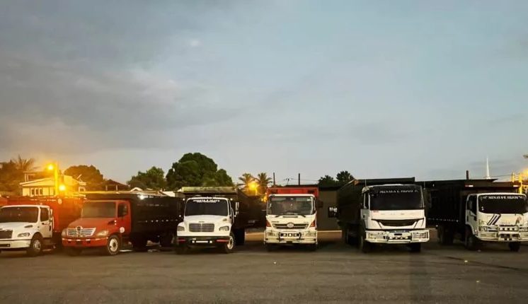 Detienen seis camiones que transportaban 117 reses en Montecristi