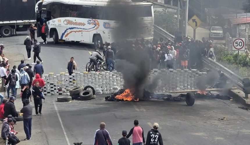 Declaran el estado de excepción en siete provincias de Ecuador, «por grave conmoción interna»