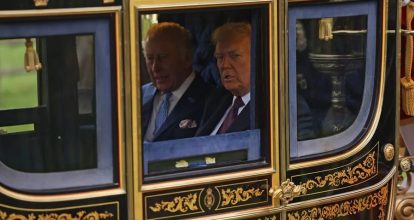 Visita de Trump a Reino Unido: Carlos III recibe en Windsor al presidente de EE.UU.