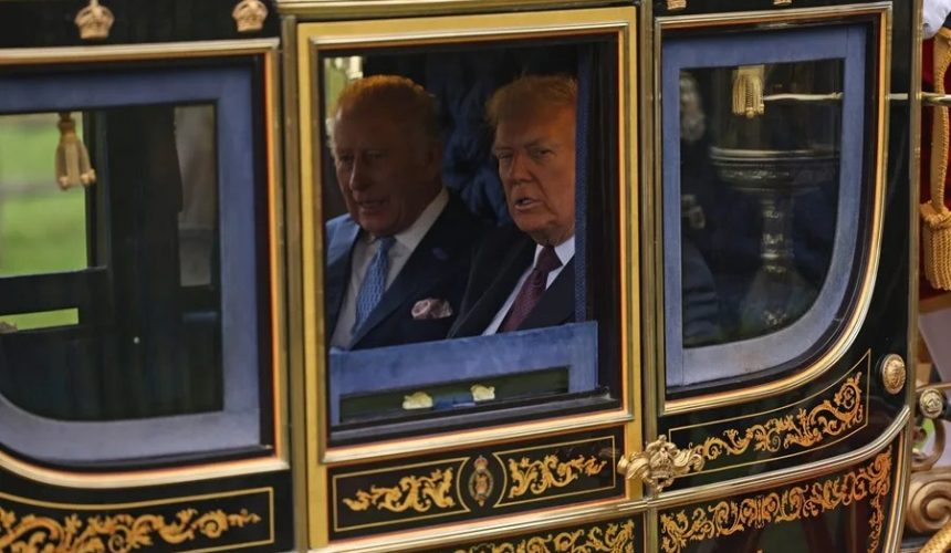 Visita de Trump a Reino Unido: Carlos III recibe en Windsor al presidente de EE.UU.