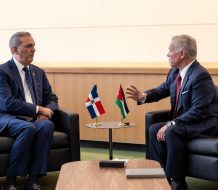 Abinader se reúne con el Rey de Jordania Abdalá II bin Al-Hussein