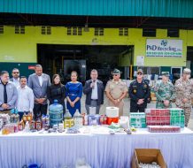 Confiscan e incineran más de dos toneladas de materia prima para medicamentos ilegales