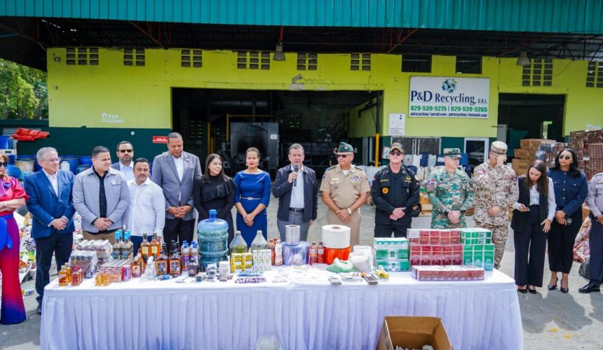 Confiscan e incineran más de dos toneladas de materia prima para medicamentos ilegales