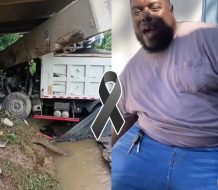 Fallece conductor de camión que cayó en colapso de puente Don Juan en Monte Plata
