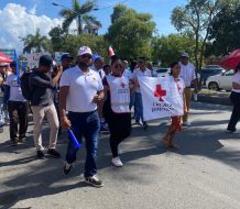 Cruz Roja Filial Herrera reafirma compromiso en marcha por el Día de la Biblia