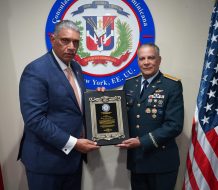 General dominicano Fernando Hernández Calcaño es homenajeado en Nueva York por su histórica designación en la ONU