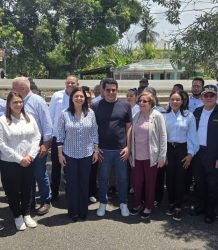 Collado deja iniciada reconstrucción de isleta en Salcedo con una inversión de más de ocho millones de pesos 
