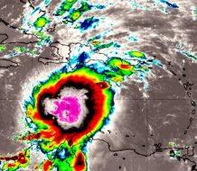 Gloria Ceballos informa tormenta Melissa tiene vientos de 85 kph con velocidad de 4kph