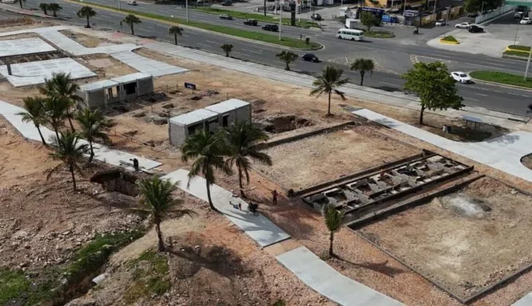ADN avanza en la construcción del Malecón Deportivo en Santo Domingo