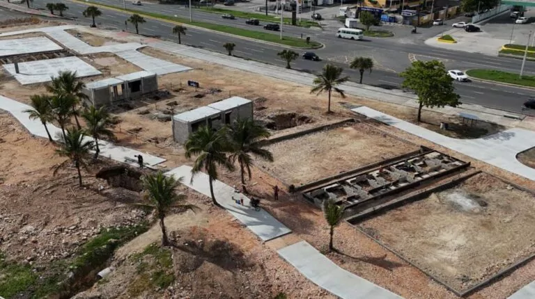 ADN avanza en la construcción del Malecón Deportivo en Santo Domingo