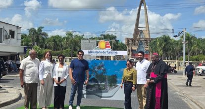 Ministro Collado deja iniciadas varia obras en el entorno de la basílica de Higüey