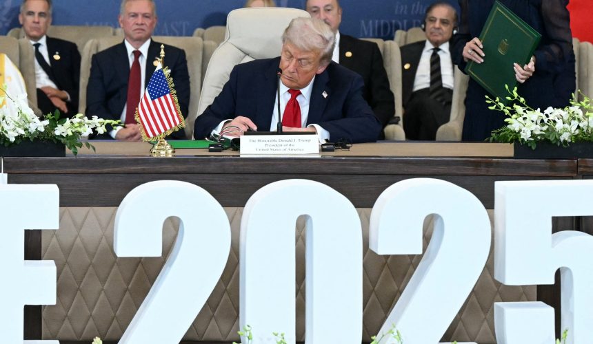 Trump y presidentes de Egipto, Catar y Turquía firman el fin de la guerra en Gaza