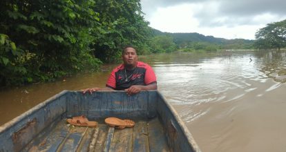 Lluvias de huracán Melissa deja sectores incomunicados en Villa Riva, Duarte