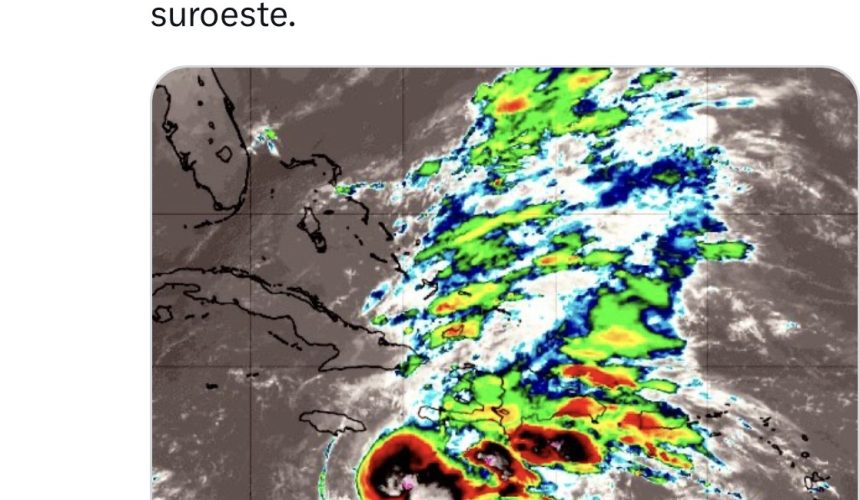 Gloria Ceballos dice campo nuboso de tormenta Melissa cubre gran parte de RD