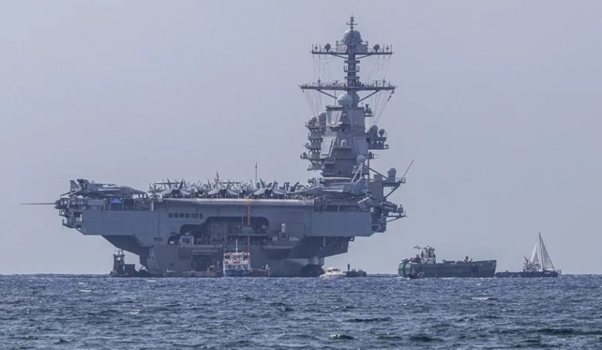 EE.UU. despliega su mayor portaaviones en el Caribe en medio de la tensión con Venezuela