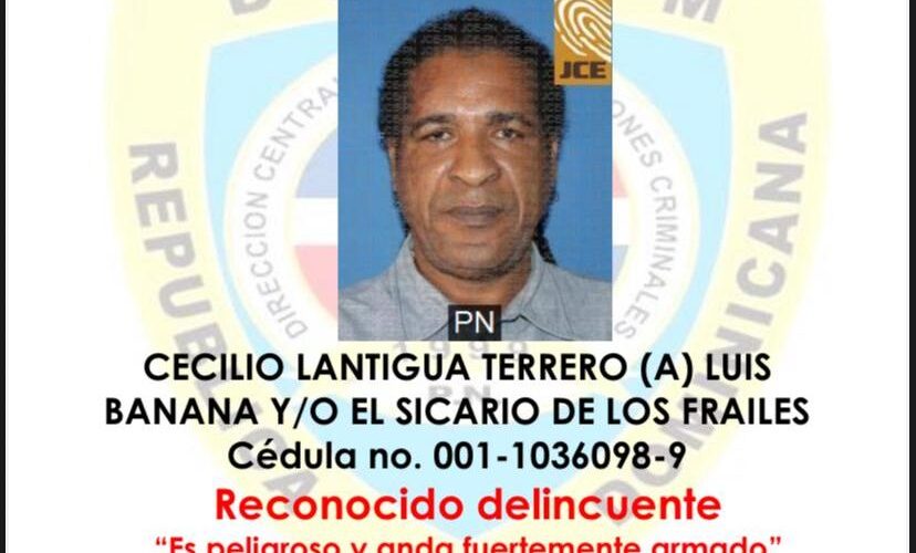 Activan la búsqueda de “Luis Banana”, presunto autor de homicidio en Los Frailes, SDE
