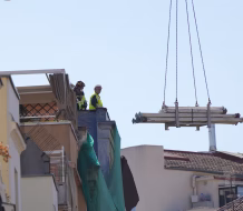 Un edificio colapsa en el centro de Madrid: hay varios heridos