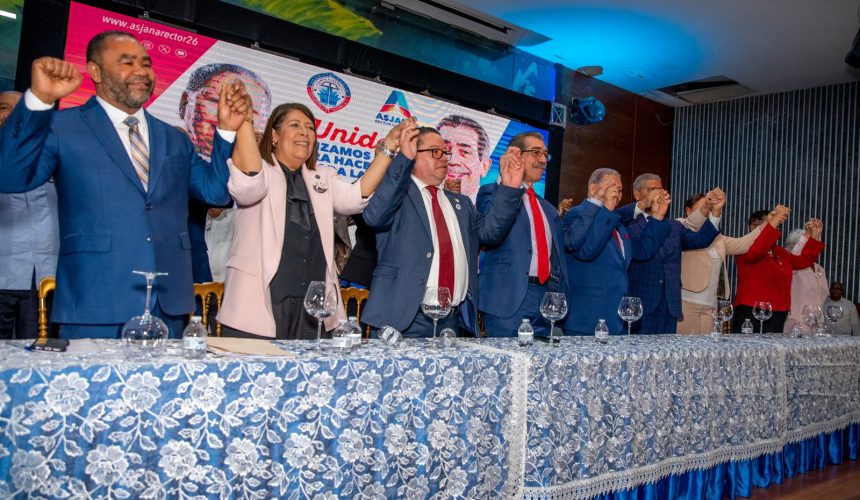Doctor Julio Ravelo Astacio realiza acto de apoyo al doctor Jorge Asjana David a la rectoría de la UASD