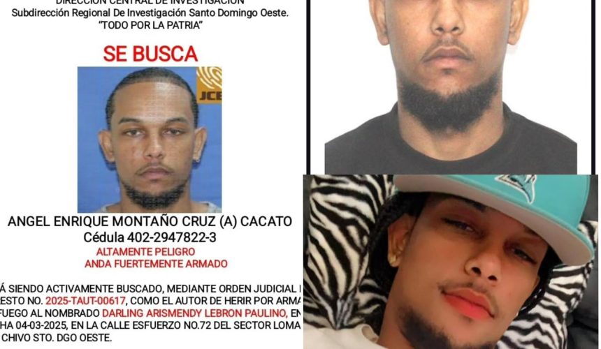 PN activa búsqueda de “Cacato”, acusado de herir de bala a un hombre en SDO