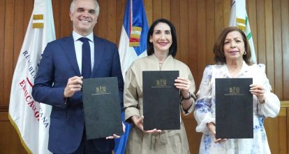 MINERD, CONANI y GANA-RD sellan alianza para fortalecer la protección y permanencia escolar de la niñez