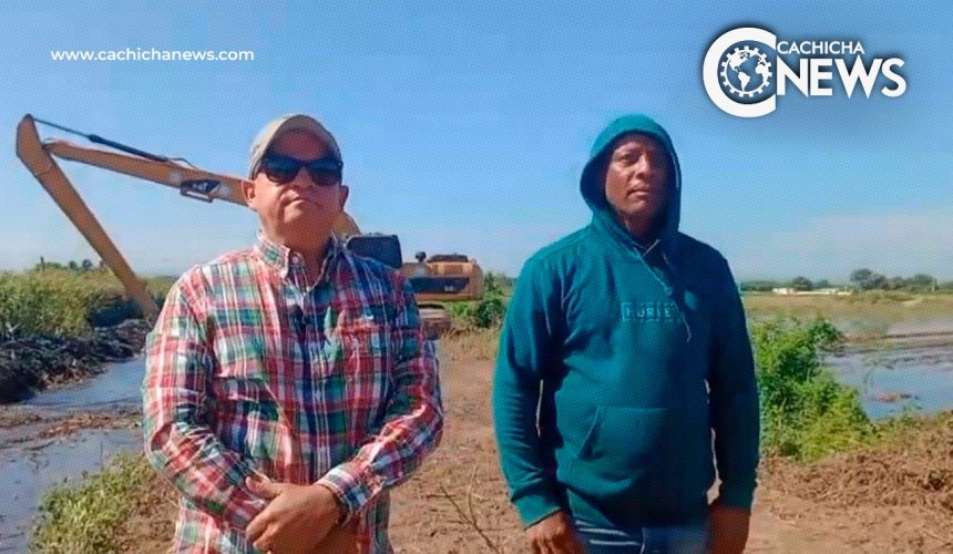 INDRHI continúa limpieza de canales en Esperanza beneficiando a más de 70 productores agrícolas