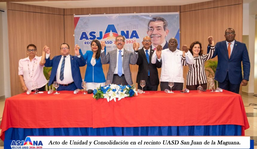 Asjana David lidera acto de unidad en la UASD San Juan