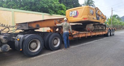 Agricultura envía equipos pesados a zonas agrícolas afectadas por Melissa