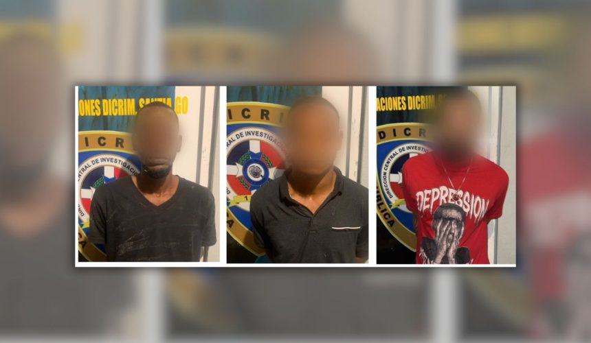 Arrestan a “El Maestro”, “Goro” y “Soldo” en Santiago, acusados de cometer varios delitos
