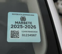 Más de 100 mil conductores han renovado el marbete, según la DGII