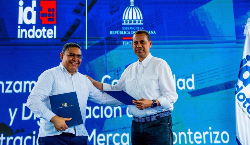 Indotel y Ministerio de Hacienda modernizan sistema de cobros en Mercado Fronterizo de Dajabón