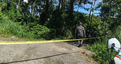 Hallan cuerpo sin vida envuelto en una sábana en Loma Miranda