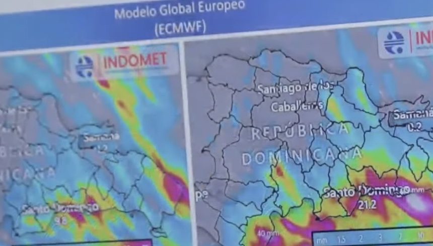 Indomet advierte onda tropical provocará fuertes lluvias desde la madrugada del domingo