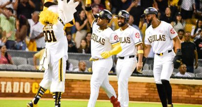 ¡Fiesta de batazos! Águilas Cibaeñas derrotan 13 carreras por 9 a los Toros en el Estadio Cibao